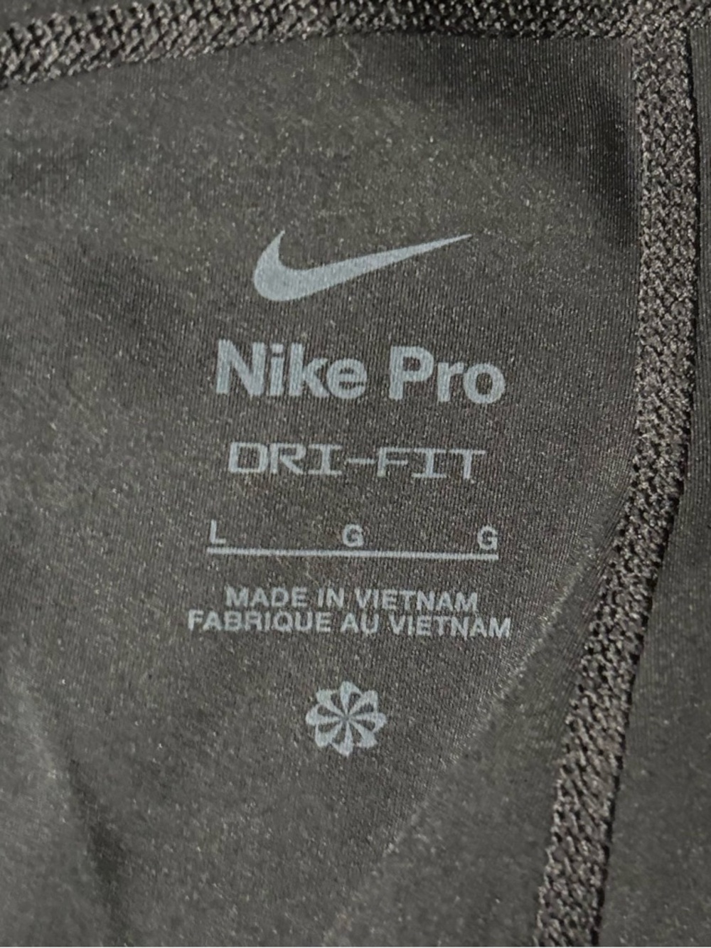 Women’s Nike Black Dri-FIT Training Leggings with Logo